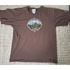Disney Parks Expedition Everest Tee Large Animal Kingdom Graphic Shirt